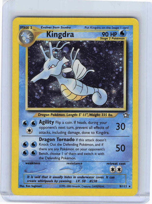 Kingdra #008/111 Holo Pokemon Neo Genesis