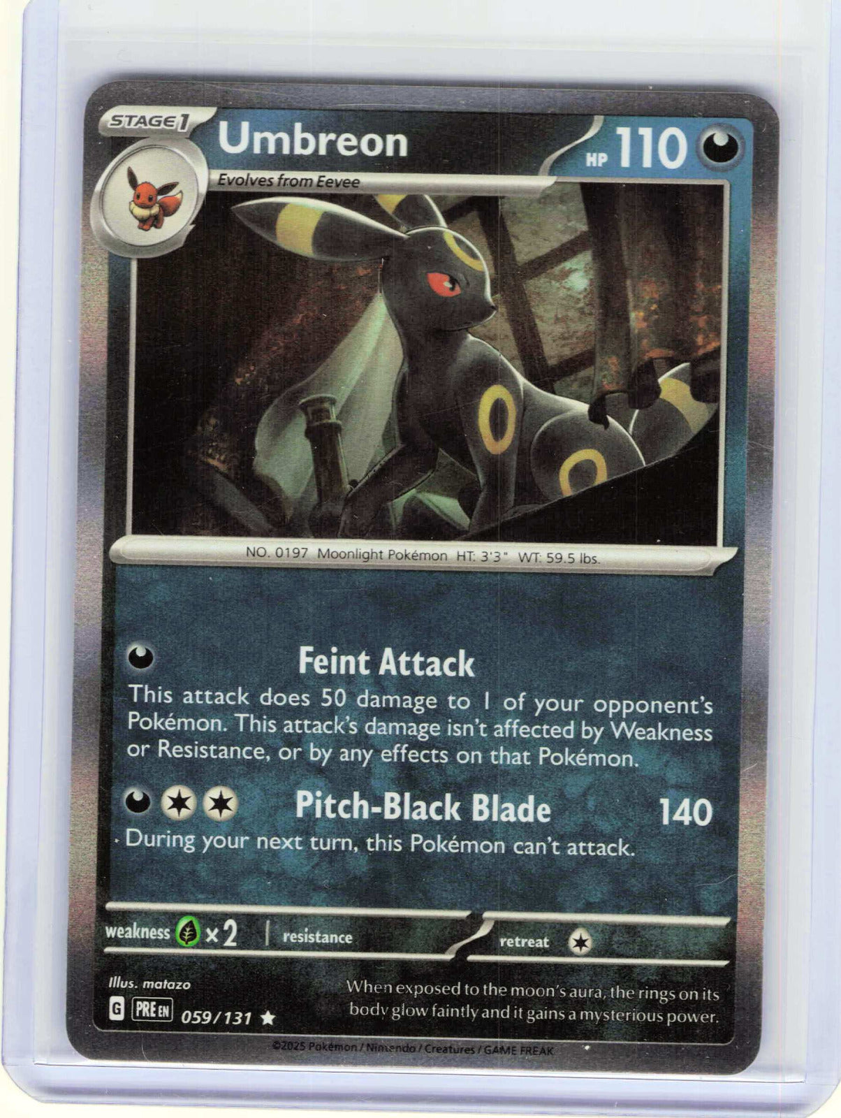 Umbreon #059/131 Holo Pokemon SV: Prismatic Evolutions
