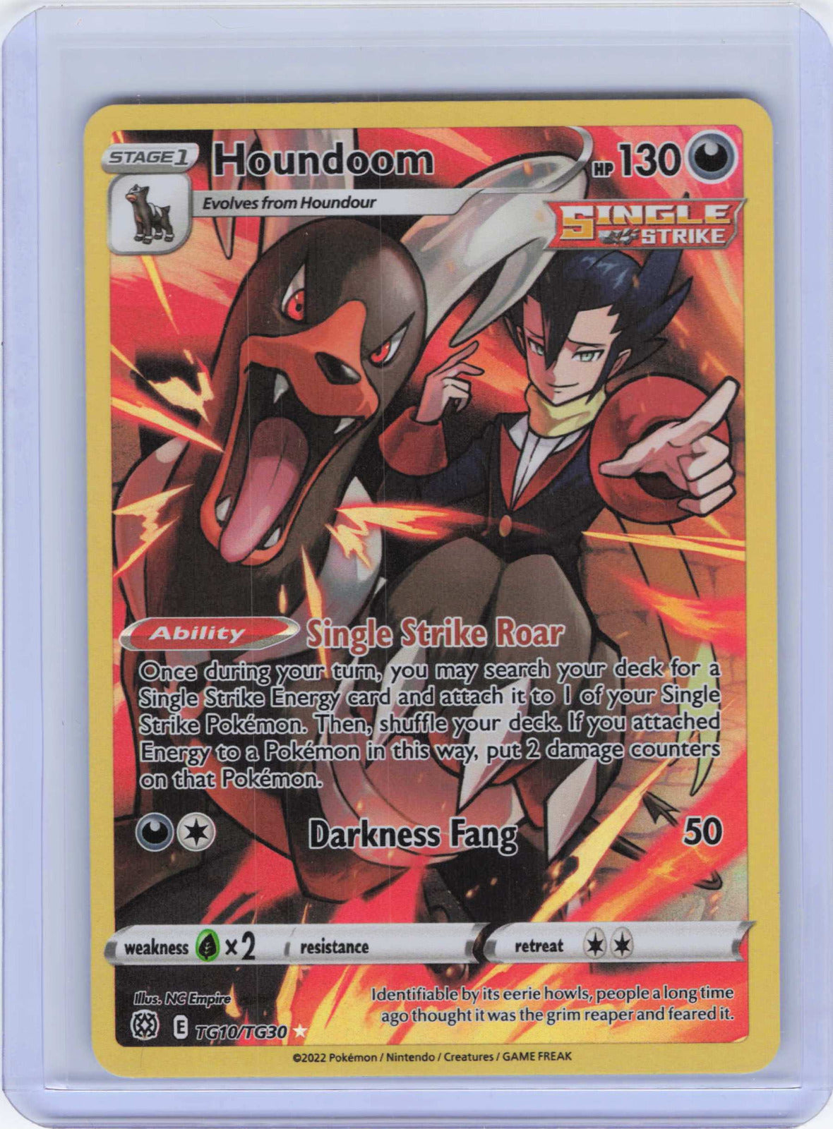 Houndoom #TG10/TG30 Holo Pokemon SWSH09: Brilliant Stars Trainer Gallery