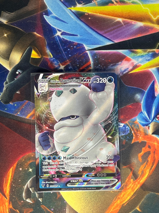 Galarian Darmanitan VMAX #37 Pokemon Vivid Voltage