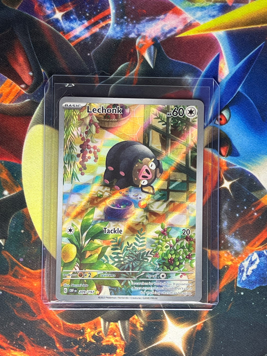 Lechonk #209 Pokemon Obsidian Flames