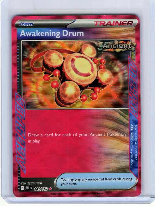 Awakening Drum #141/162 Pokemon SV05: Temporal Forces