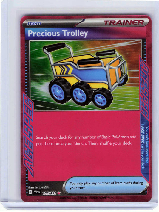 Precious Trolley #185/191 Pokemon SV08: Surging Sparks