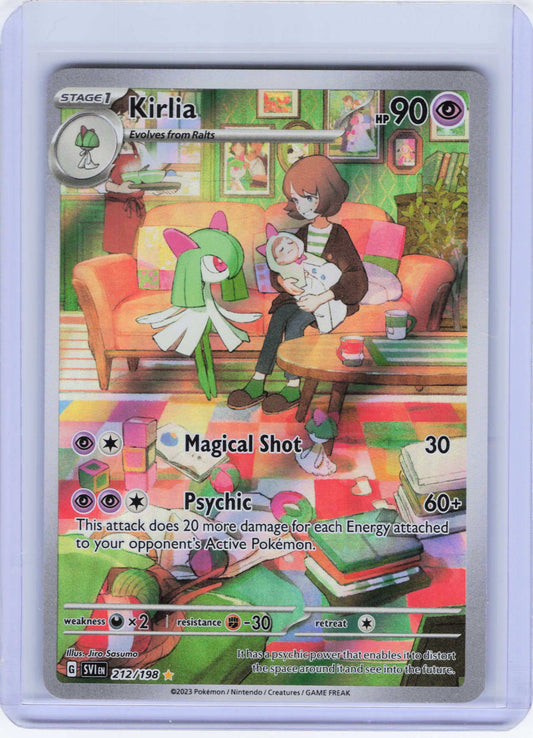 Kirlia - 212/198 Illustration Rare SV01: Scarlet & Violet Base Set NM