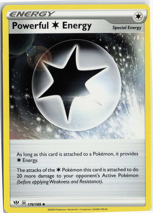 Powerful C Energy #176/189 Pokemon SWSH03: Darkness Ablaze