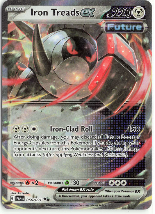 Iron Treads ex #066/091 Pokemon SV: Paldean Fates
