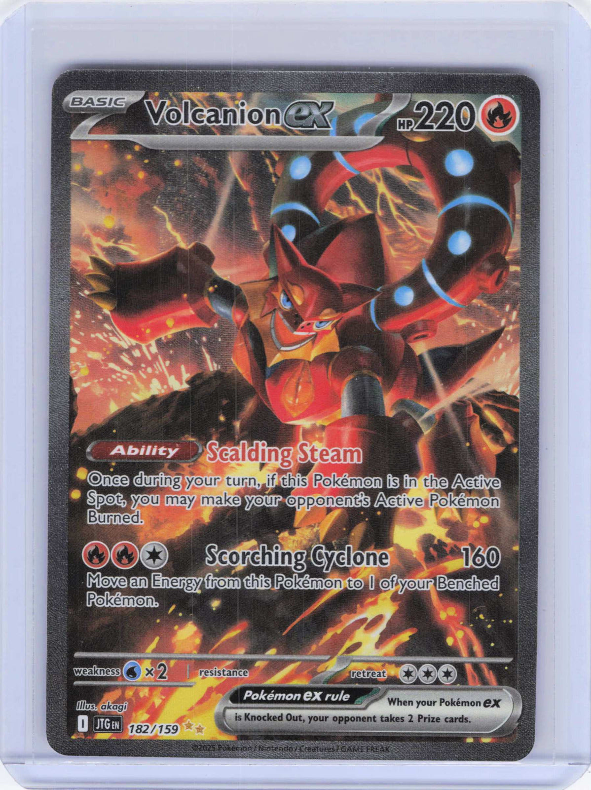 Volcanion ex #182/159 Pokemon SV09: Journey Together