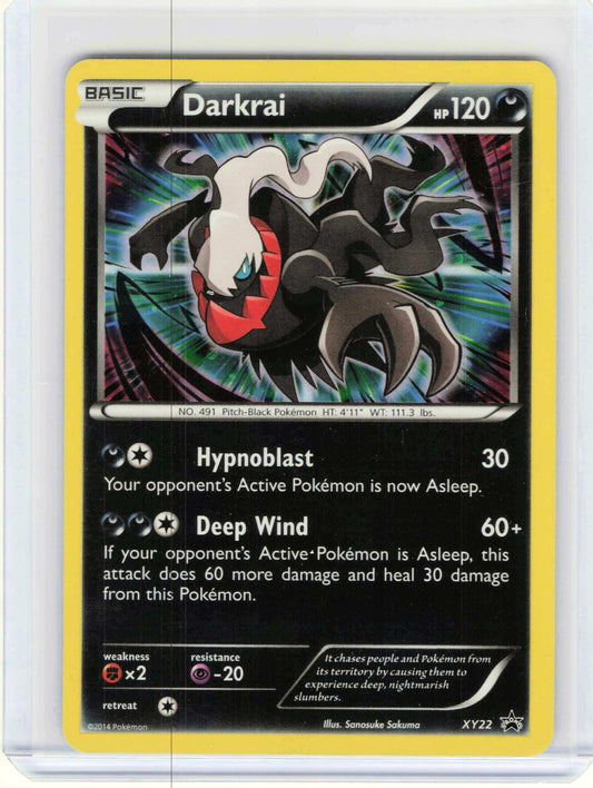 Darkrai #XY22 Cosmo Holo Pokemon XY Promos