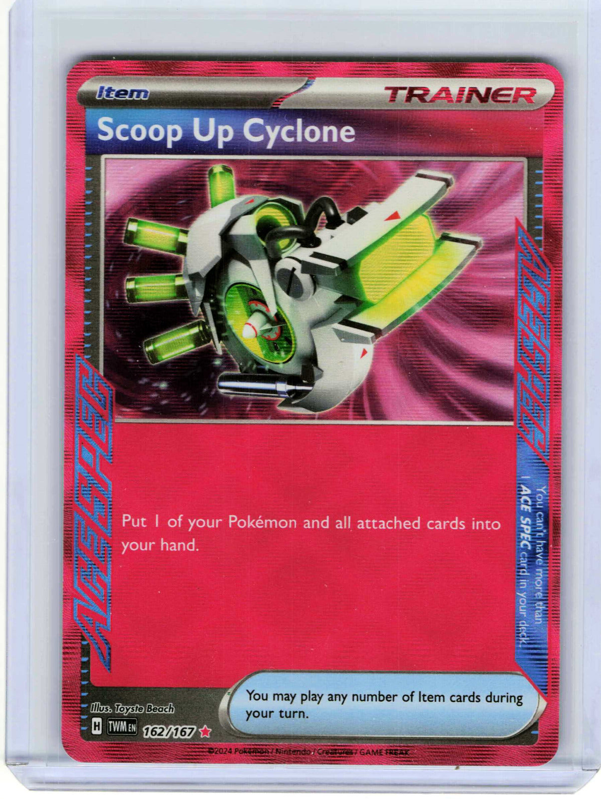 Scoop Up Cyclone #162/167 Pokemon SV06: Twilight Masquerade