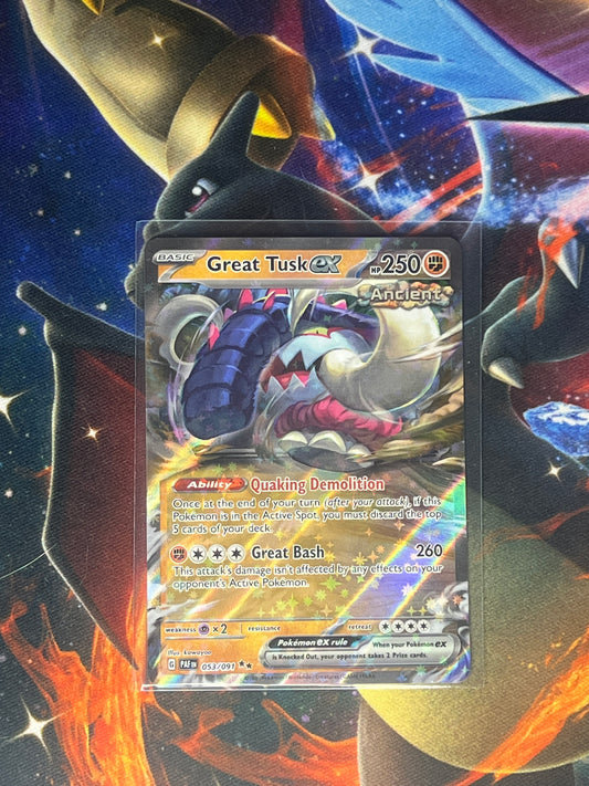 Great Tusk Ex #53 Pokemon Paldean Fates
