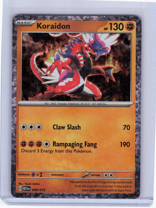 Koraidon #008/015 Holo Pokemon McDonald's Promos 2024