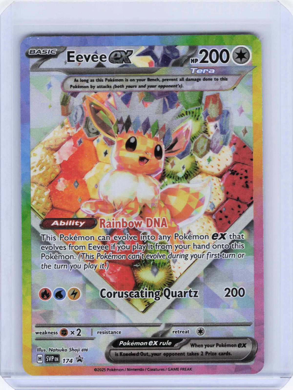 Eevee ex #174 Pokemon SV: Scarlet & Violet Promo Cards