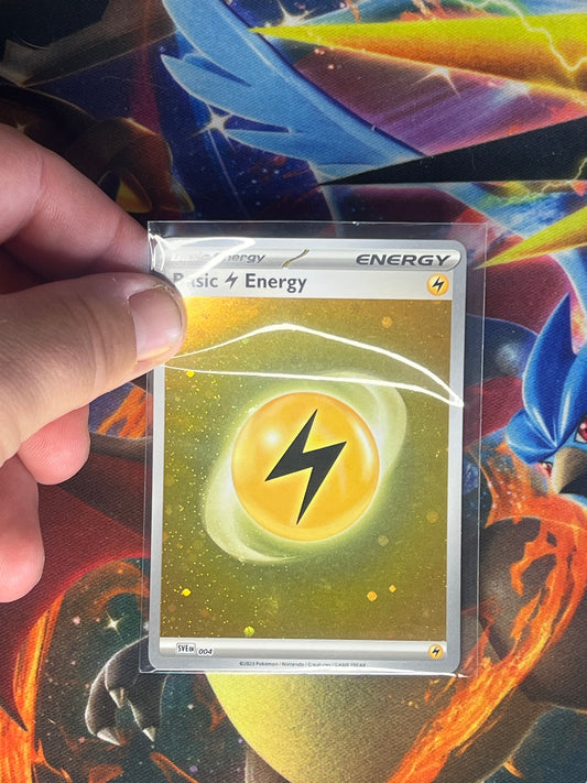 Basic Lightning Energy [Cosmos Holo] #4 Pokemon Scarlet & Violet Energy