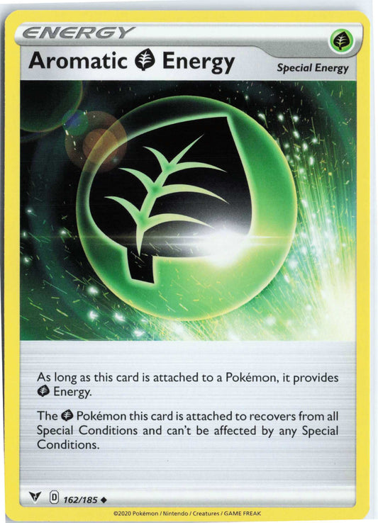 Aromatic Grass Energy #162/185 Pokemon SWSH04: Vivid Voltage