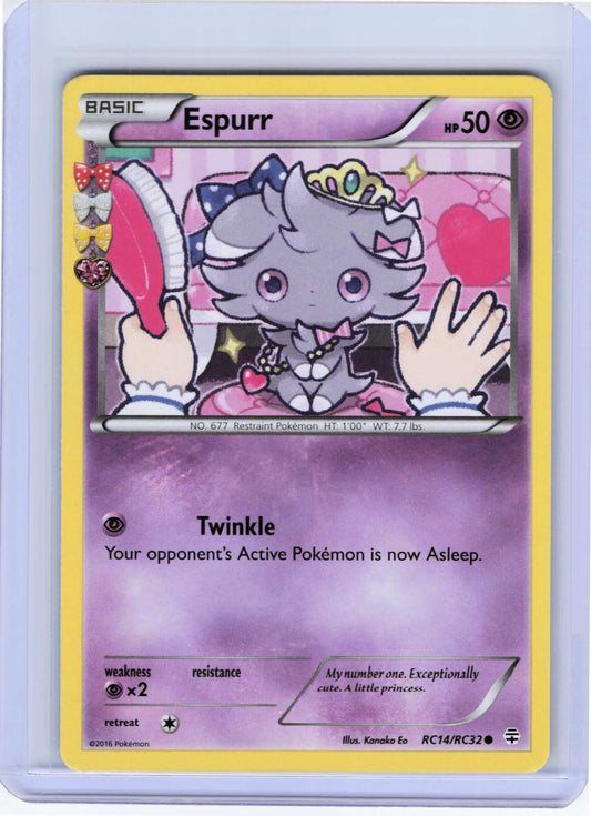 Espurr RC14/RC32 Common Generations: Radiant Collection NM