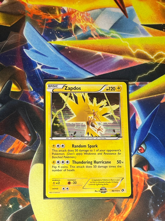 Zapdos #46 Pokemon Legendary Treasures