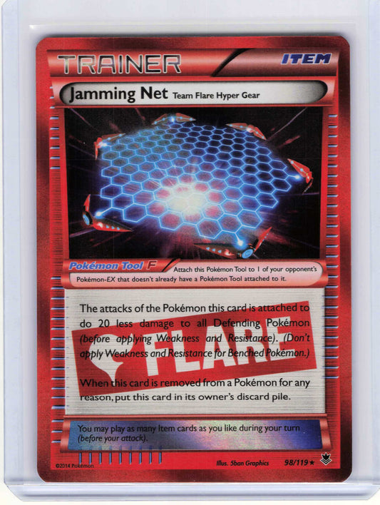 Jamming Net #98/119 Reverse Holo Pokemon XY Phantom Forces