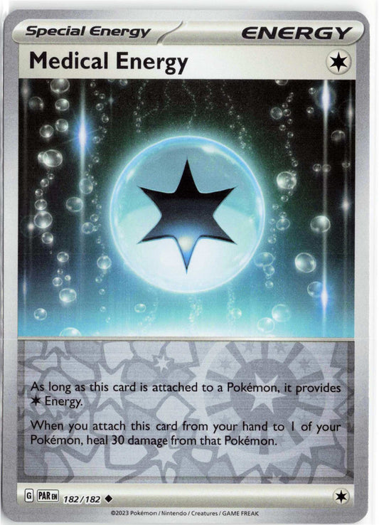 Medical Energy #182/182 Reverse Holo Pokemon SV04: Paradox Rift