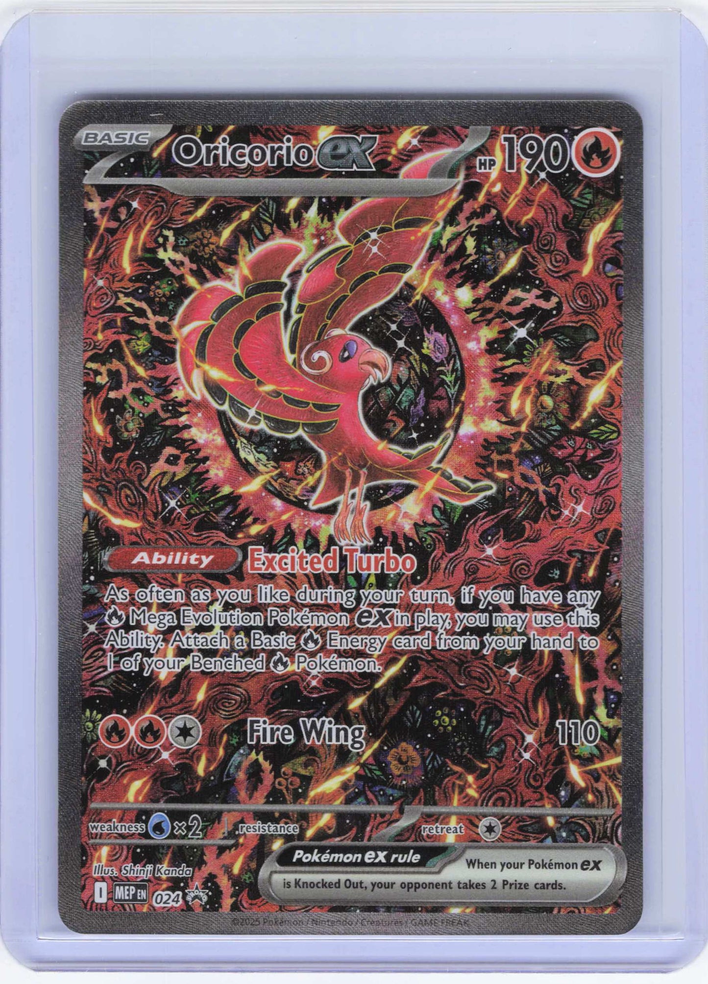 Oricorio ex 024 Promo ME: Mega Evolution Promo NM