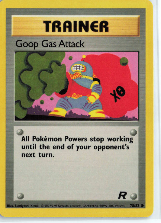 Goop Gas Attack 78/82, HP Condition, Pokemon Team Rocket