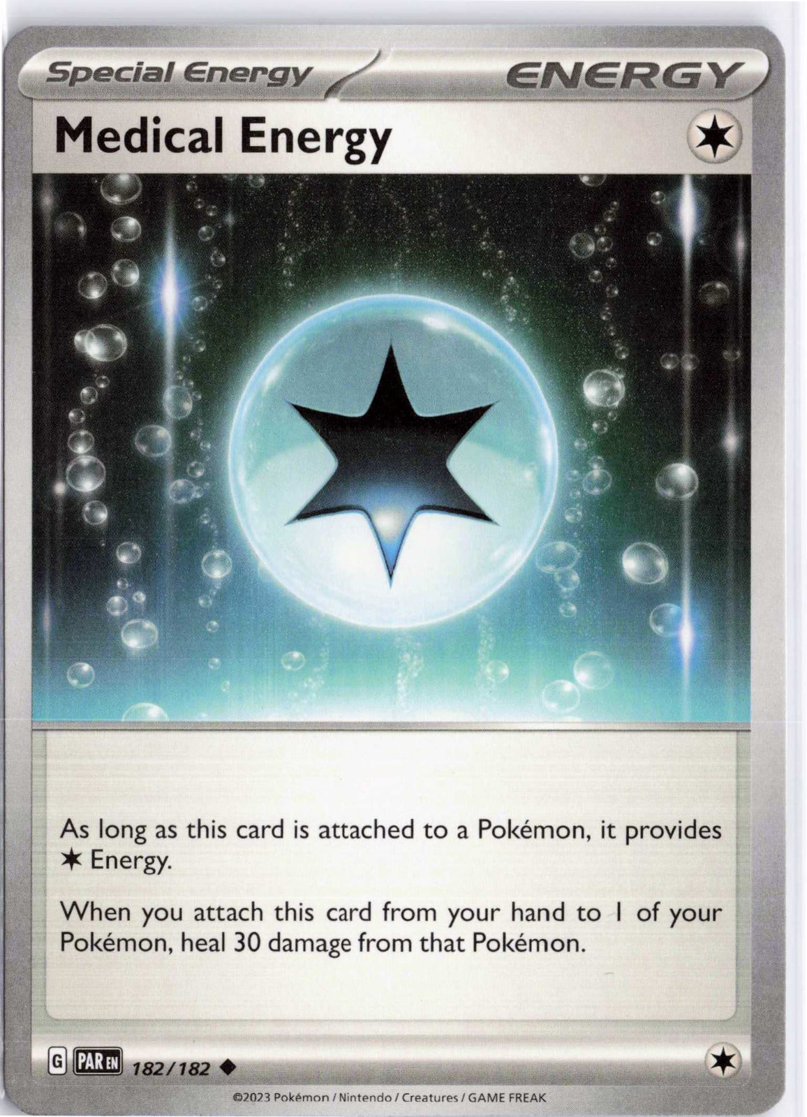 Medical Energy #182/182 Pokemon SV04: Paradox Rift