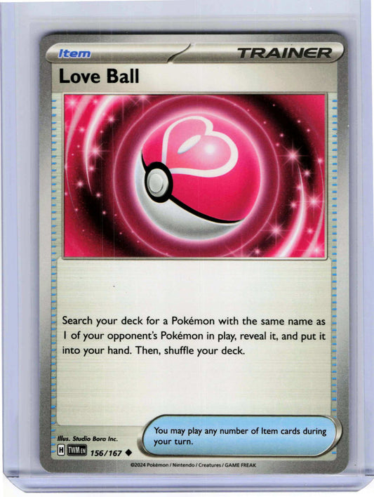 Love Ball #156/167 Pokemon SV06: Twilight Masquerade