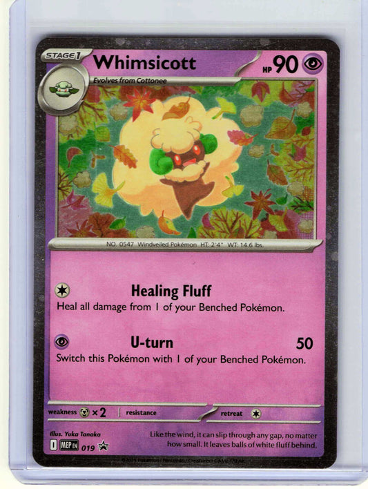 Whimsicott (Cosmos Holo) #019 Holo Pokemon ME: Mega Evolution Promo