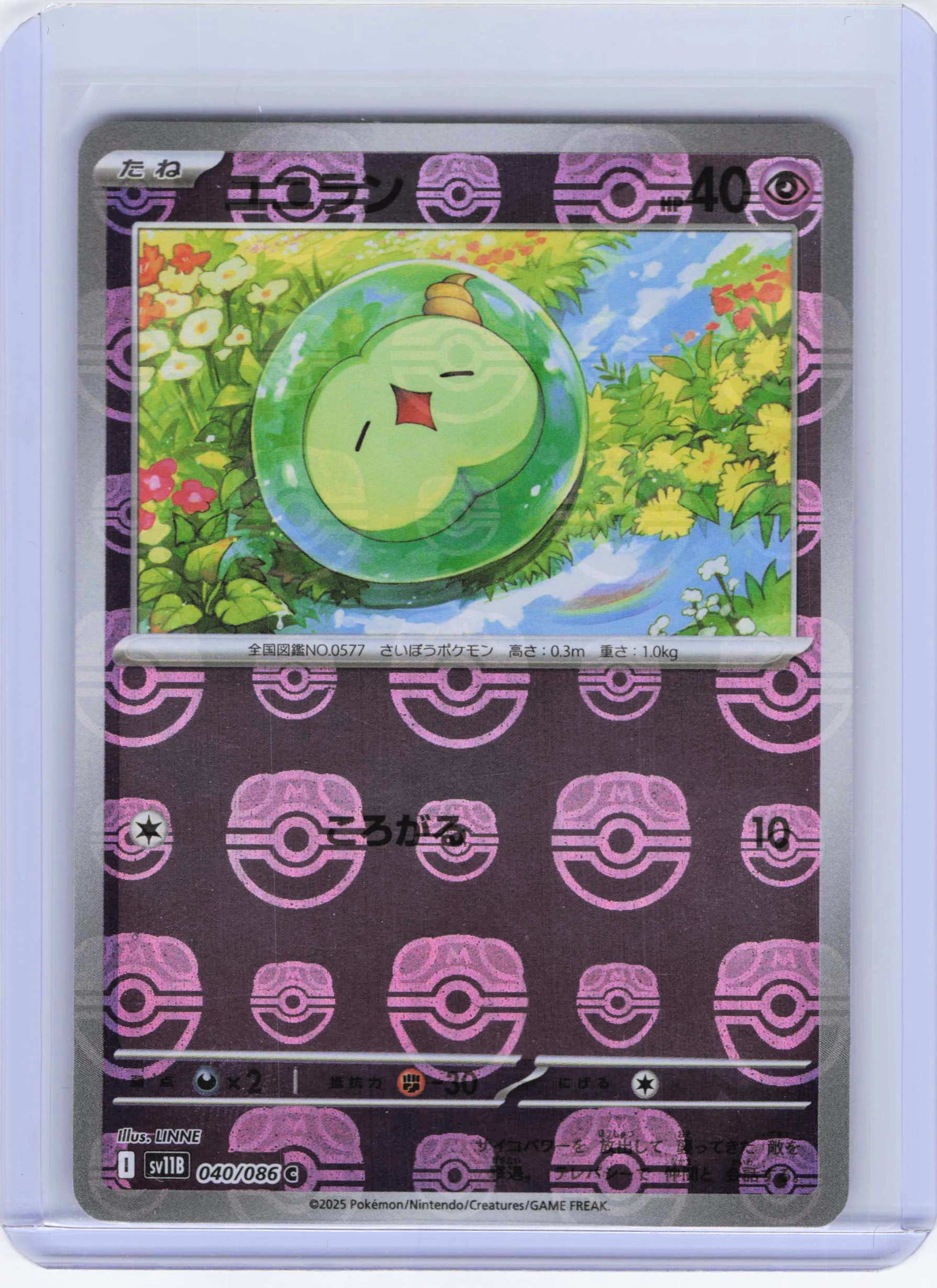 Solosis - (Master Ball Pattern) 040/086 Common SV11B: Black Bolt