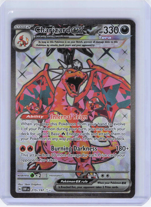 Charizard ex - 215/197 Ultra Rare SV03: Obsidian Flames NM