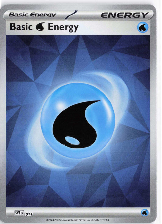 Basic Water Energy #011 Holo Pokemon SVE: Scarlet & Violet Energies