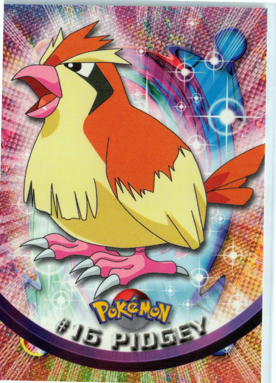 Pidgey 16 - Black Topps Logo HP Pokemon Topps TV Animation Edition Series 1