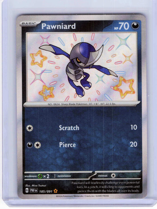 Pawniard #185/091 Pokemon SV: Paldean Fates