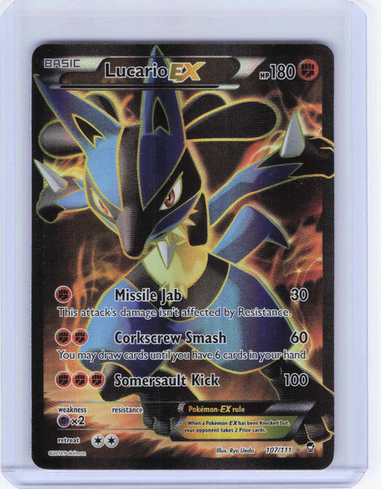 Lucario EX #107/111 Pokemon XY Furious Fists