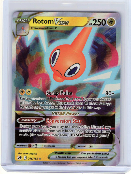 Rotom VSTAR #046/159 Pokemon SWSH: Crown Zenith