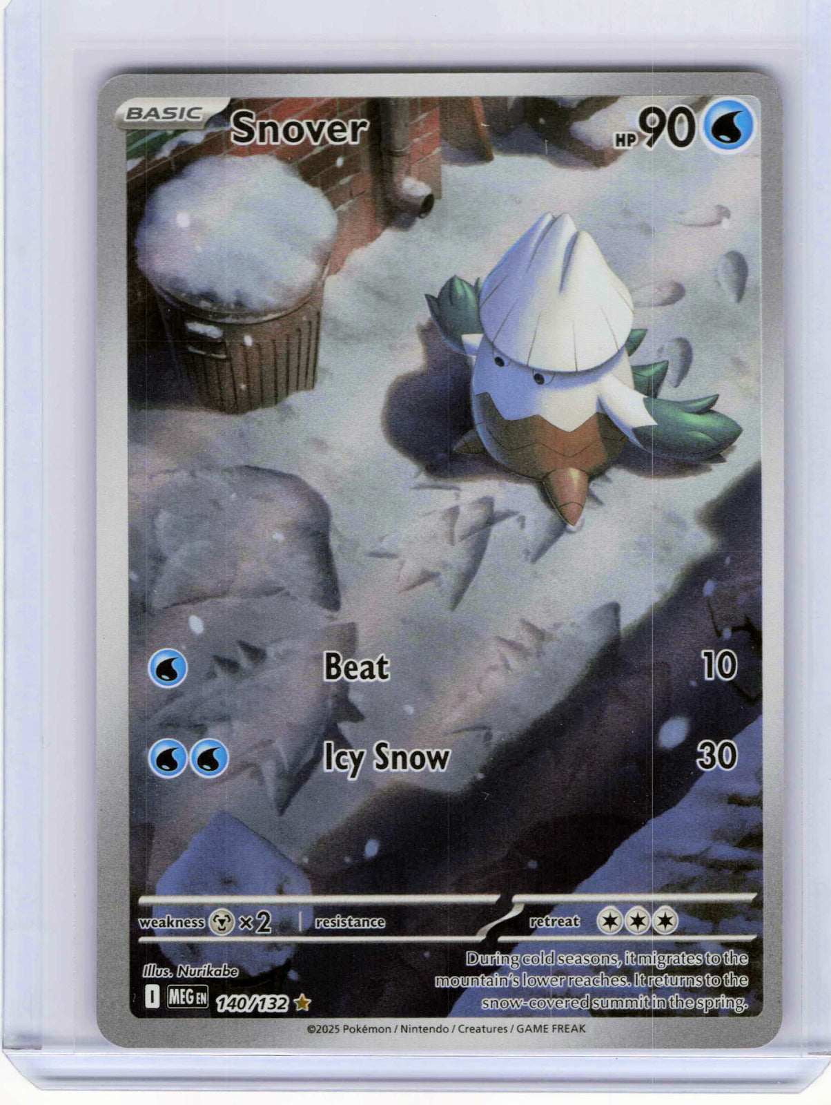 Snover #140/132 Pokemon ME01: Mega Evolution