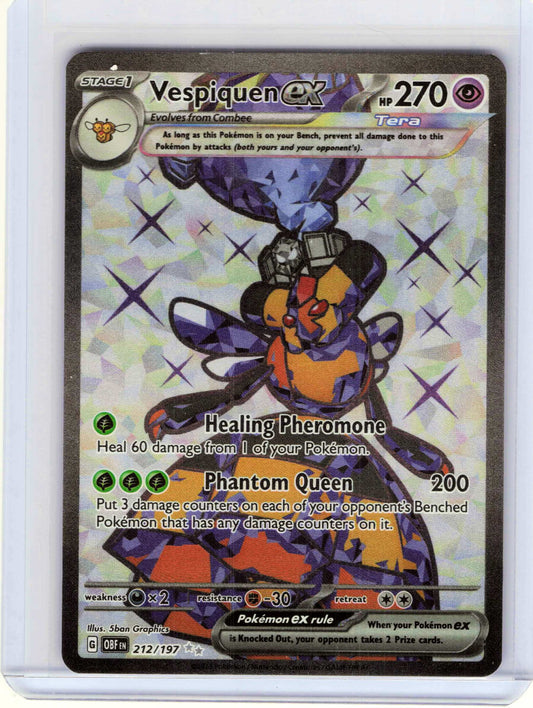 Vespiquen ex #212/197 Pokemon SV03: Obsidian Flames