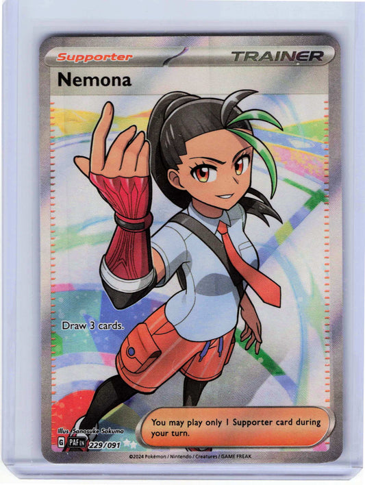 Nemona #229/091 Pokemon SV: Paldean Fates