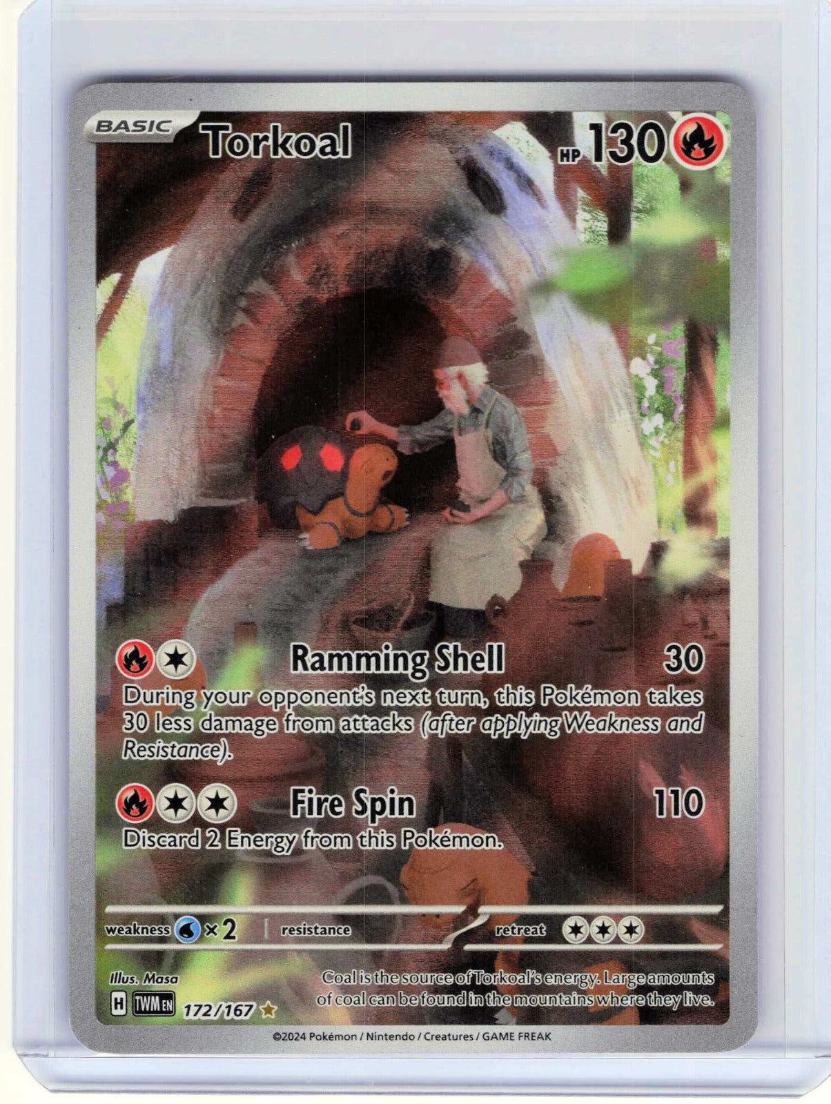 Torkoal #172/167 Pokemon SV06: Twilight Masquerade