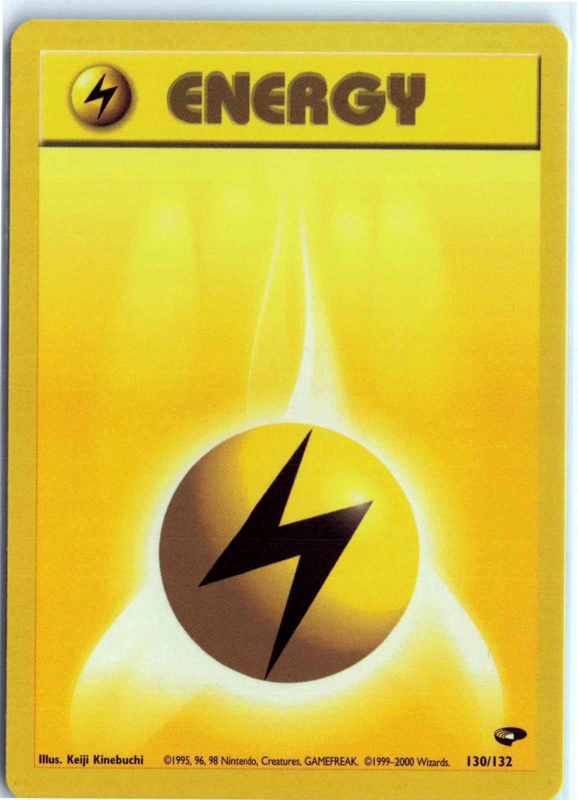 Lightning Energy 130/132 Unlimited MP Pokemon Gym Challenge