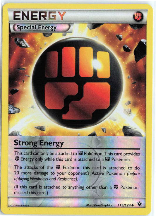 Strong Energy #115/124 Reverse Holo Pokemon XY Fates Collide