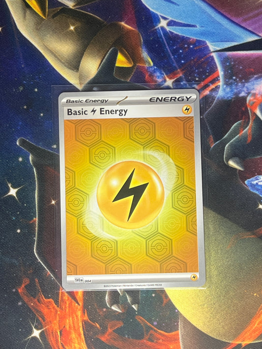 Basic Lightning Energy [Holo] #4 Pokemon Scarlet & Violet Energy