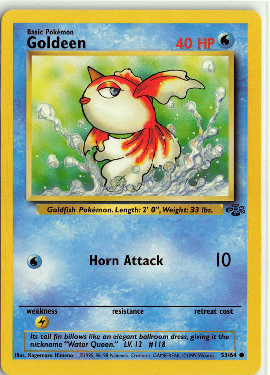 Goldeen 53/64, HP Condition, Pokemon Jungle