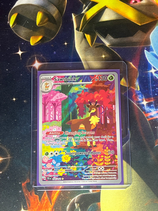 Sawsbuck #166 Pokemon Temporal Forces