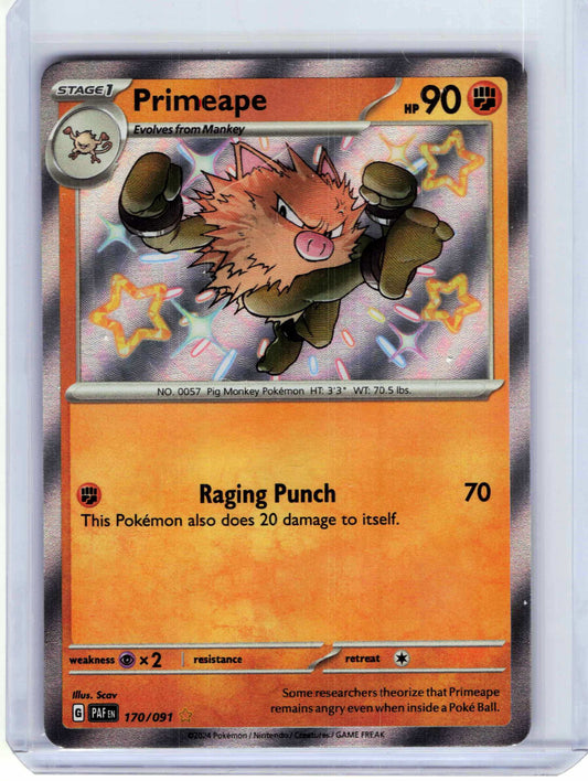 Primeape #170/091 Pokemon SV: Paldean Fates