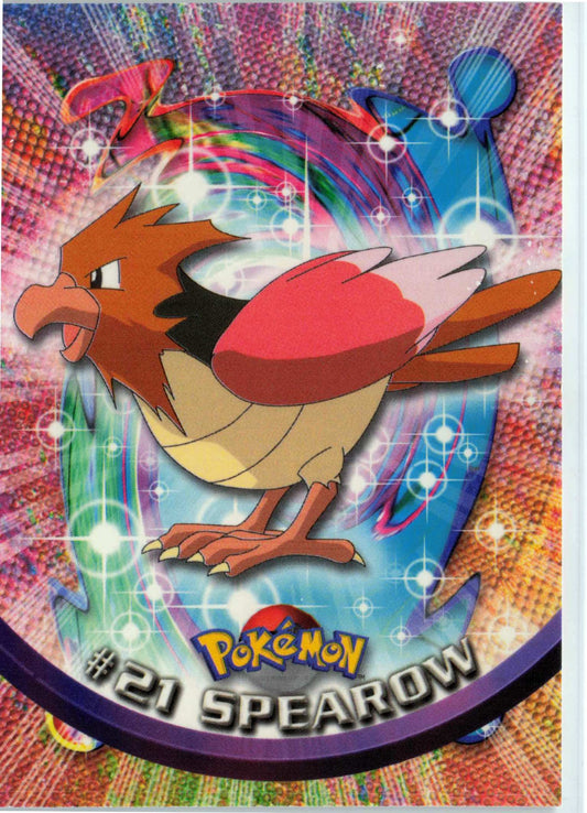 Spearow #21 - Black Topps Logo Pokemon Topps TV Animation Edition Series 1