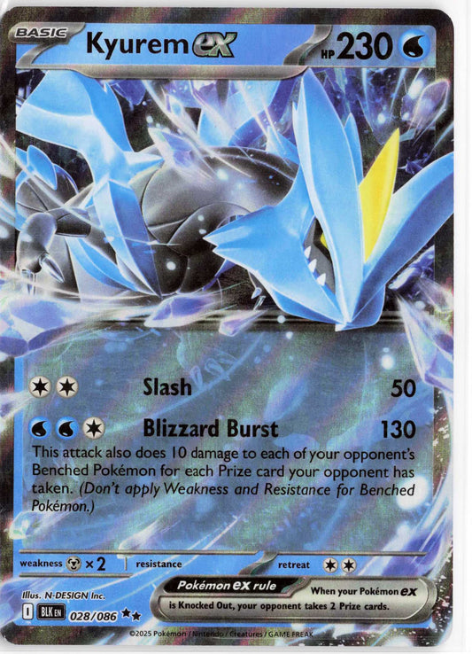 Kyurem ex #028/086 Pokemon SV: Black Bolt