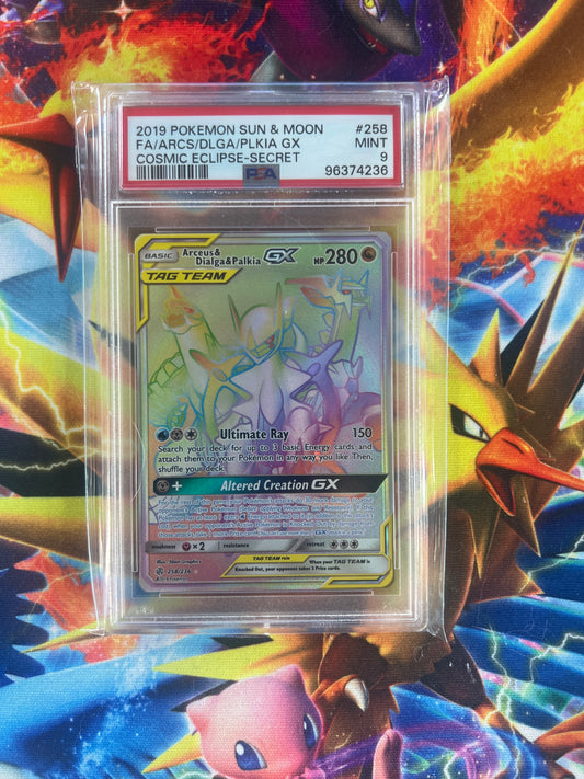 Arceus & Dialga & Palkia GX #258