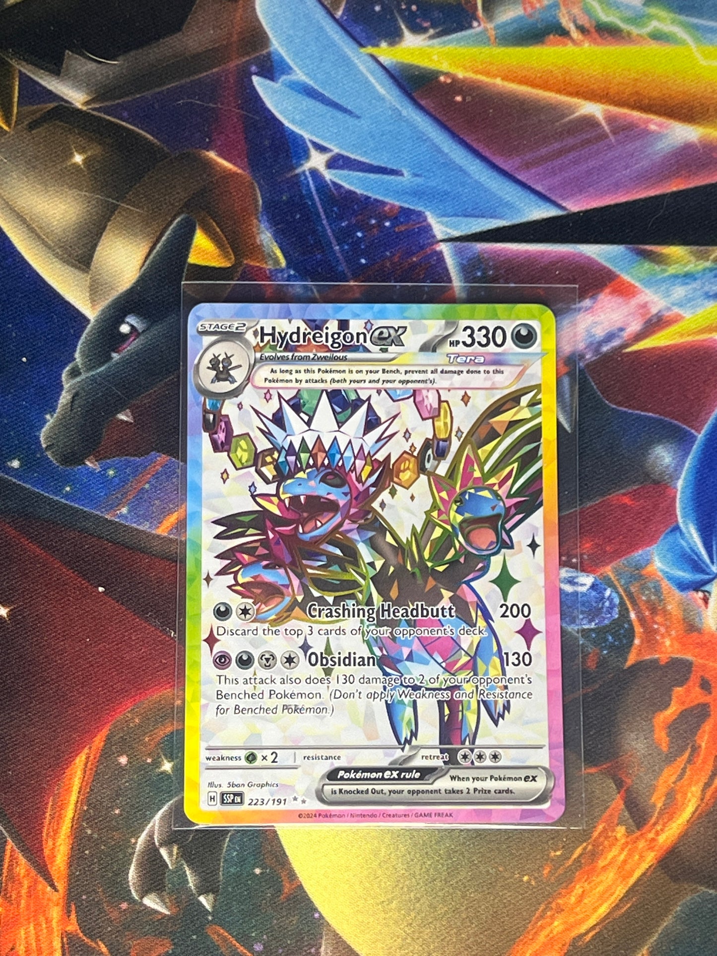 Hydreigon Ex #223 Pokemon Surging Sparks