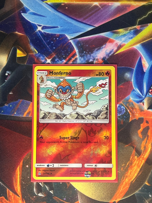 Monferno [Reverse Holo] #22 Pokemon Ultra Prism