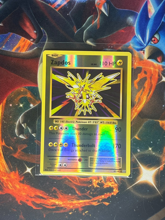 Zapdos [Reverse Holo] #42 Pokemon Evolutions